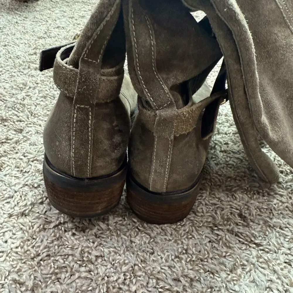 Franco Leather Suede Riding Boots